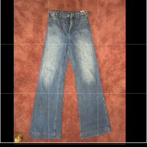 H&M high rise Flared jeans